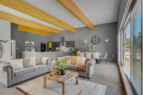 A la foto es mostra l'objecte 4-Bed Countryside Retreat Near Thetford Forest situat a la ciutat de Hockham.