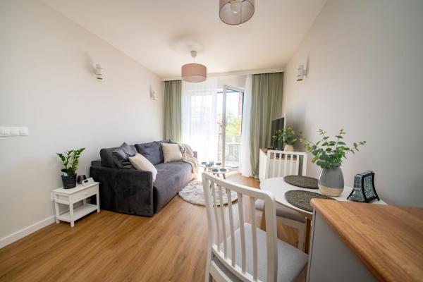Na foto é possível ver o objeto Apartament Willa Lniana localizado na cidade de Trzebiechów.