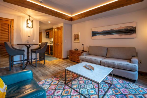 Studio Efficiency Unit with Balcony over Mountaineer Square condo photo 4