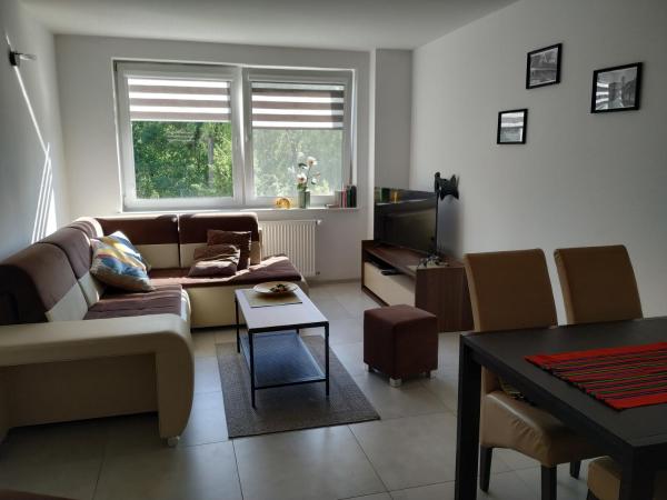 A la foto es mostra l'objecte Apartament Na górce situat a la ciutat de Łagów.