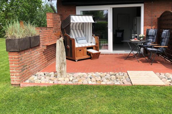 Na zdjęciu widoczny jest obiekt Ferienwohnung-Eidernest położony w mieście Garding.