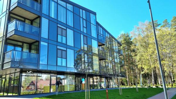 På bilden syns objektet Park Premium Apartments som ligger i staden Pociūnai.