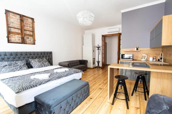 På bildet vises objektet Szymborska Apartamenty Mostowa 18-2 som ligger i byen Toruń.
