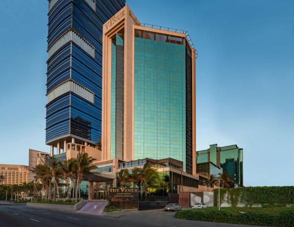 Kuvassa näkyy kohde The Venue Jeddah Corniche, joka sijaitsee kaupungissa Ash Shati.