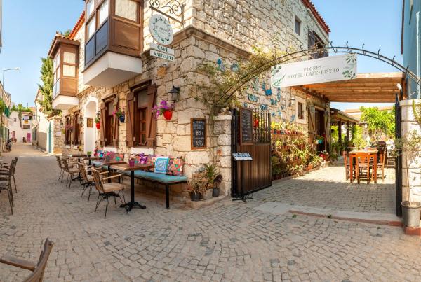 På billedet ses objektet Flores Hotel Alaçatı beliggende i byen Alaçatı.