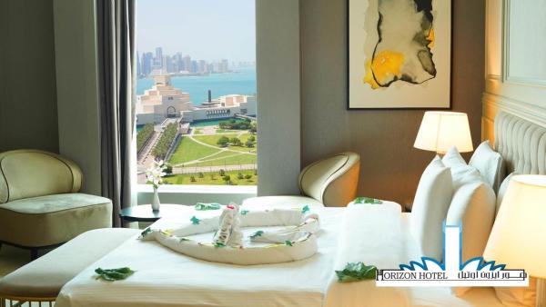 A la foto es mostra l'objecte Horizon Manor Hotel situat a la ciutat de Doha.