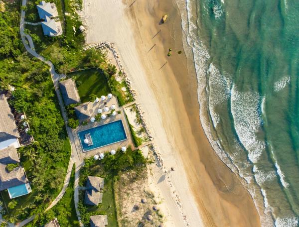 A la foto es mostra l'objecte Crown Retreat Quy Nhon Resort situat a la ciutat de Phù Cát.