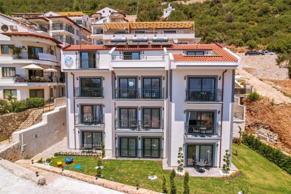 A la foto es mostra l'objecte Lobelya Suites situat a la ciutat de Kas.