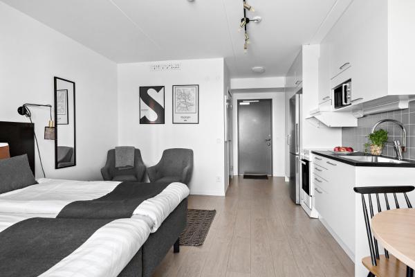 A la foto es mostra l'objecte Forenom Hotels & Apartments Flemingsberg - 10min from Älvsjö situat a la ciutat de Tullinge.