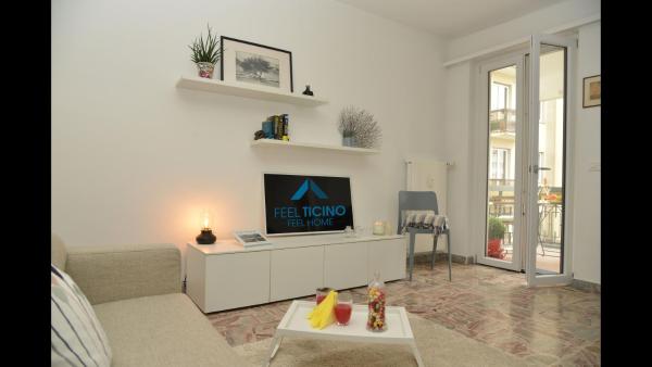 A la foto es mostra l'objecte Bright Stunning Central Apartment In Front Of Lugano Lake situat a la ciutat de Paradiso.