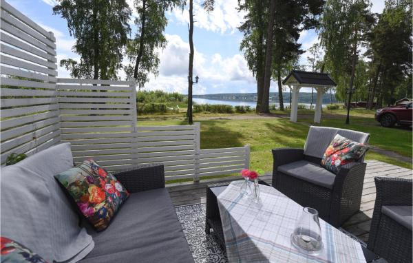 På billedet ses objektet Cozy Home In Hjo With Wifi beliggende i byen Hjo.