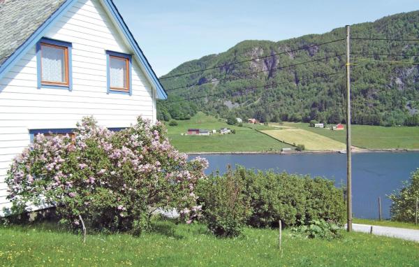 Auf dem Foto ist das Objekt Holiday Home Sørbøvåg Sandnes in der Stadt Vik zu sehen.