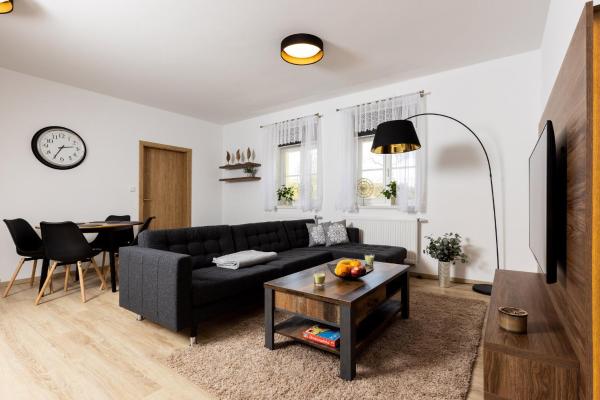 Kuvassa näkyy kohde Apartmán 21 Hubertus, joka sijaitsee kaupungissa Vidly.