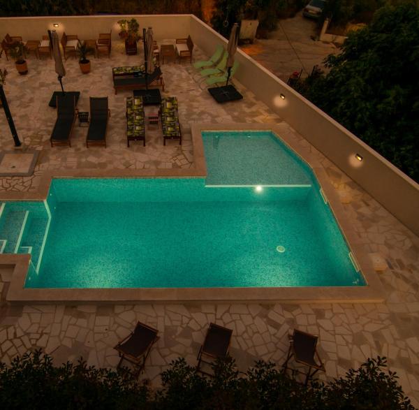 På bildet vises objektet Daniel's Apartments Split som ligger i byen Split.