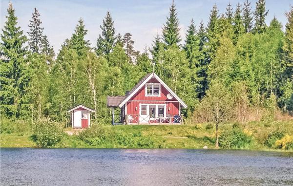 Na foto é possível ver o objeto Three-Bedroom Holiday Home In Langaryd localizado na cidade de Långaryd.