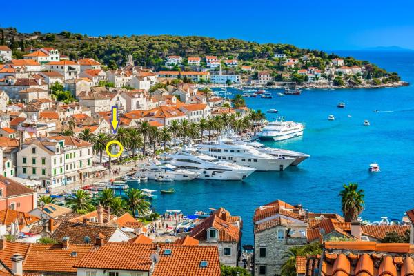 A la foto es mostra l'objecte Apartment Rosana - ZF Hvar situat a la ciutat de Hvar.