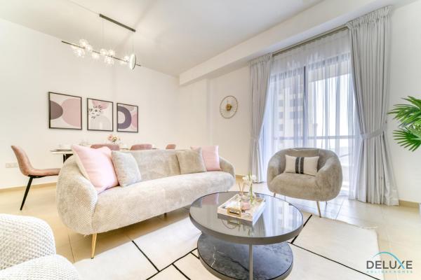 Na fotografii je vidět objekt Impeccable 2BR at Bahar 2 JBR by Deluxe Holiday Homes nacházející se ve městě Dubaj.