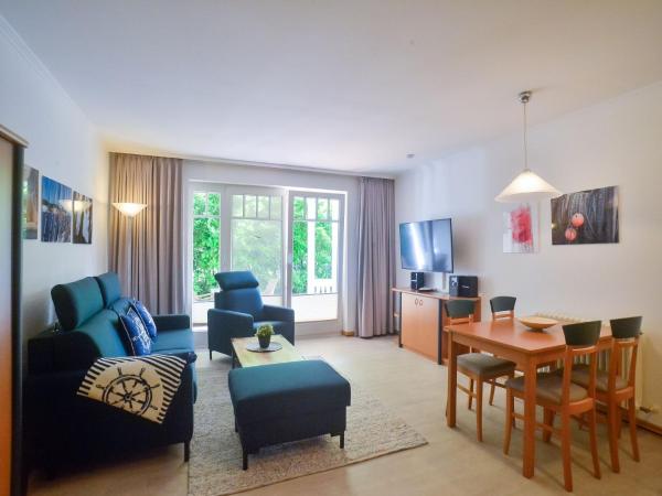 A la foto es mostra l'objecte Dünenpark Binz - Komfort Ferienwohnung mit 1 Schlafzimmer und Terrasse im Erdgeschoss 199 situat a la ciutat de Binz.