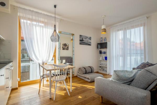 A la foto es mostra l'objecte Boutique Hideaway Studio in Nida situat a la ciutat de Nida.