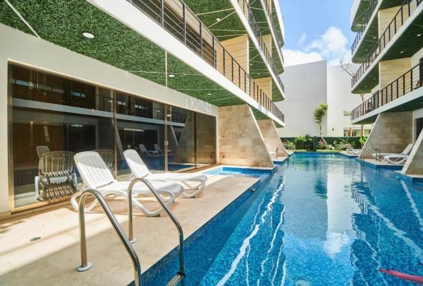 Auf dem Foto ist das Objekt Sherlock - Swim up Suite & Gym & Beach Club Access in der Stadt Tulum zu sehen.