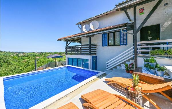 Na foto é possível ver o objeto Gorgeous Home In Vrtlinovec With Sauna localizado na cidade de Vrtlinovec.