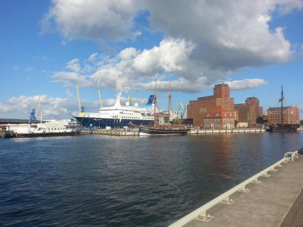 A la foto es mostra l'objecte Pension Am Wassertor situat a la ciutat de Wismar.