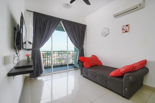 Na fotografii je vidět objekt LOVELY 2BR MAJESTIC CONDO 6 PAX POOL VIEW nacházející se ve městě Ipoh.