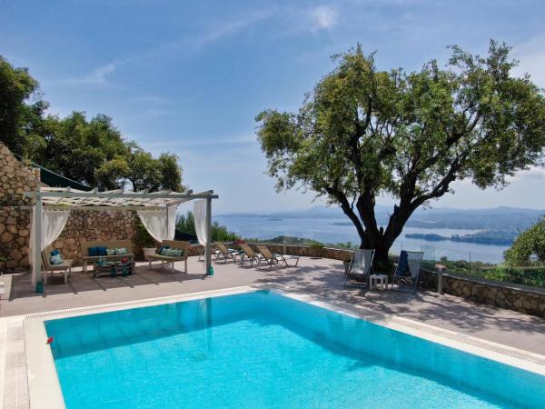 A la foto es mostra l'objecte Athiri House Villa Corfu situat a la ciutat de Spartýlas.