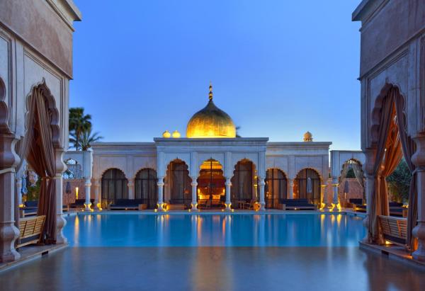 En la foto se muestra el objeto Palais Namaskar ubicado en la ciudad de Marrakech.