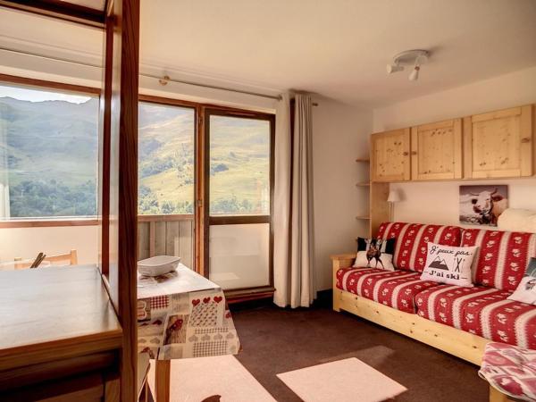Studio Lumineux, Entrée/sortie Skis Aux Pieds, Balcon - Fr-1-344-967 - Les Menuires