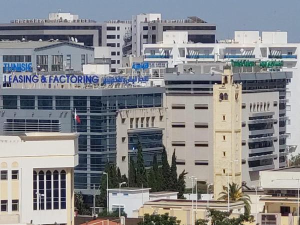 På billedet ses objektet jolie appart au centre urbain nord beliggende i byen Tunis.