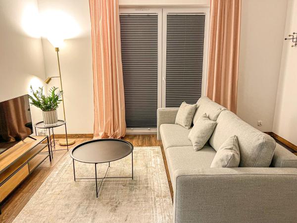 Na fotografii je vidět objekt Przytulny Apartament Mickiewicza 14/2 nacházející se ve městě Mężyk.