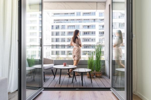 A la foto es mostra l'objecte Plac Unii Gdynia Central by Lion Apartments situat a la ciutat de Gdynia.