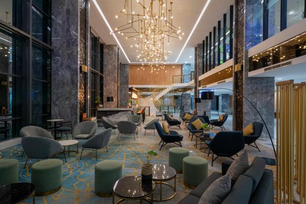 写真にはRawabagol市にあるAnara Airport Hotelが写っています。
