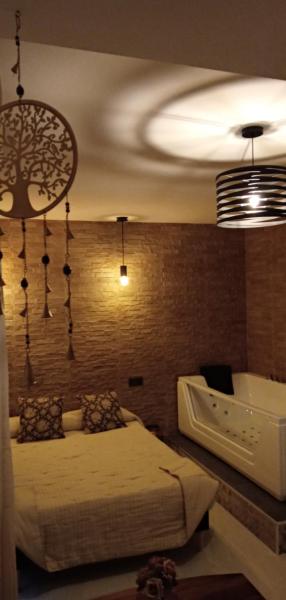 The photo shows the ESTUDIO Jacuzzi SOL De JEREZ located in the city of Jerez.