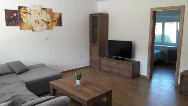 A la foto es mostra l'objecte Apartma Sterle situat a la ciutat de Stari Trg pri Ložu.