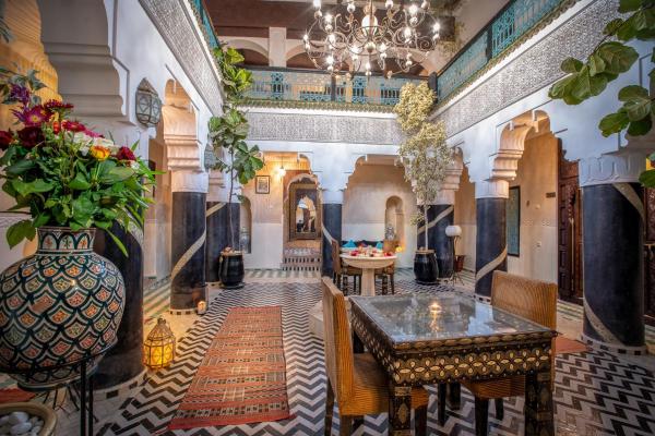 Op de foto is het object Riad Ben Tachfine te zien, gelegen in de stad Marrakesh.