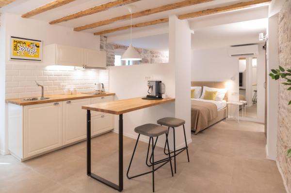 Op de foto is het object Vitelli Apartments and Rooms te zien, gelegen in de stad Split.