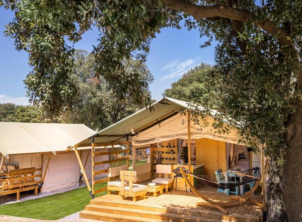 En la foto se muestra el objeto Maistra Camping Amarin Glamping ubicado en la ciudad de Rovinj.