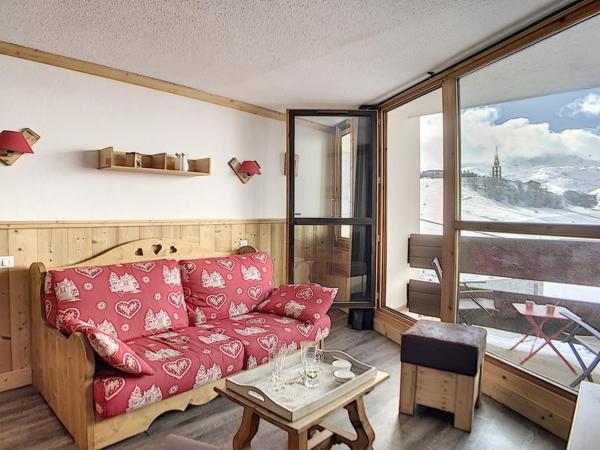 Studio Lumineux Avec Balcon, Accès Direct Aux Pistes - Fr-1-344-983 - Les Menuires