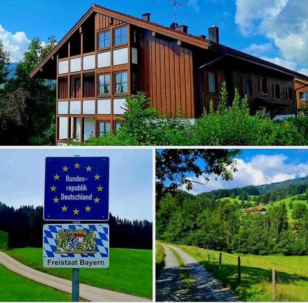 Na fotografii je vidět objekt Landhaus Eibelesee nacházející se ve městě Aach.
