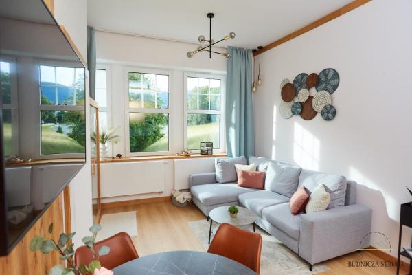 A la foto es mostra l'objecte Apartament Budnicza Struga z Sauną i Parkingiem - 5D Apartamenty situat a la ciutat de Karpacz.