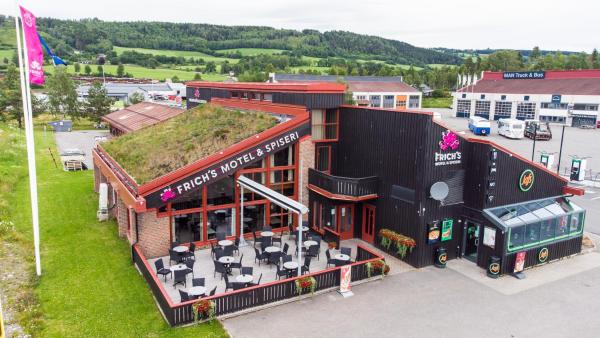 Nella foto è visibile l'oggetto Frich's Rudshøgda situato nella città di Moelv.