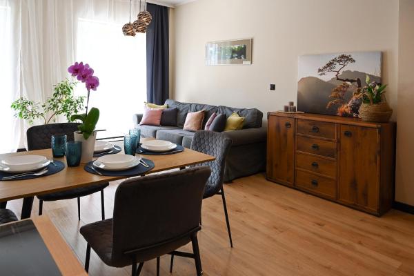 A la foto es mostra l'objecte Praktyczny apartament z cichym tarasem situat a la ciutat de Katowice.