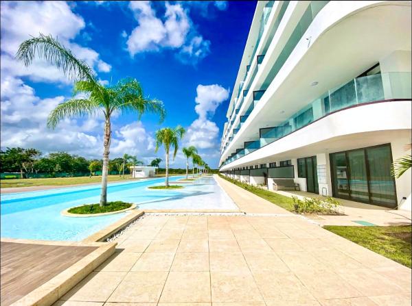 På billedet ses objektet Apartment With Pool And Golf View beliggende i byen Punta Cana.