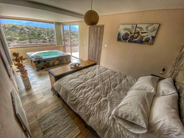 A la foto es mostra l'objecte Potre casas de montaña situat a la ciutat de Potrerillos.