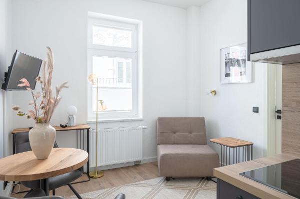 A la foto es mostra l'objecte JOHOUSE Apartment 08 situat a la ciutat de Warnemünde.
