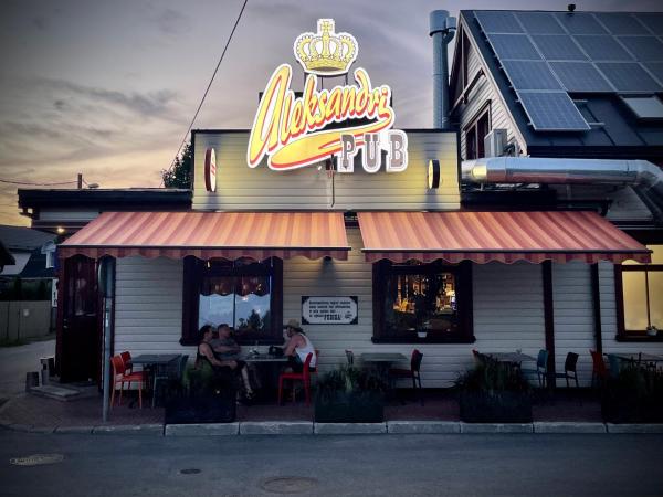 På bilden syns objektet Aleksandri Guesthouse som ligger i staden Pärnu.