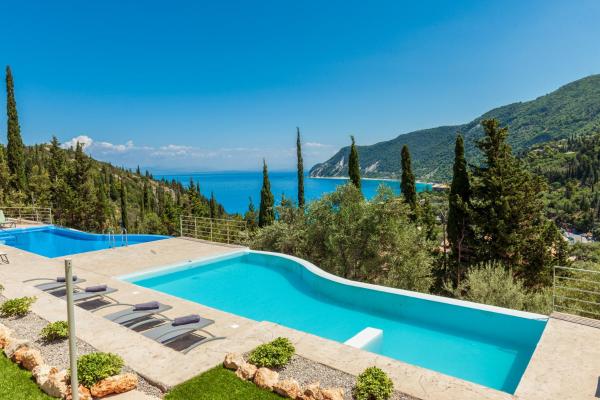照片显示了位于Agios Nikitas市的Mylos Mountain Villas- Villa Giorgio物件。