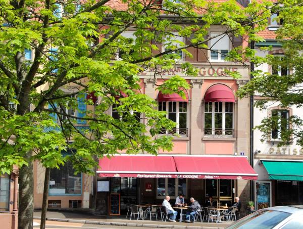 Nella foto è visibile l'oggetto Hôtel Restaurant La Cigogne situato nella città di Munster.